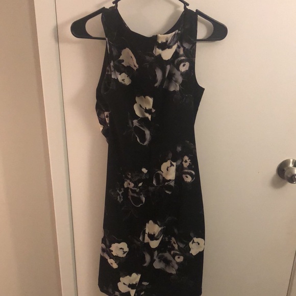 Jacob black floral cocktail dress. Size small. - Picture 2 of 3